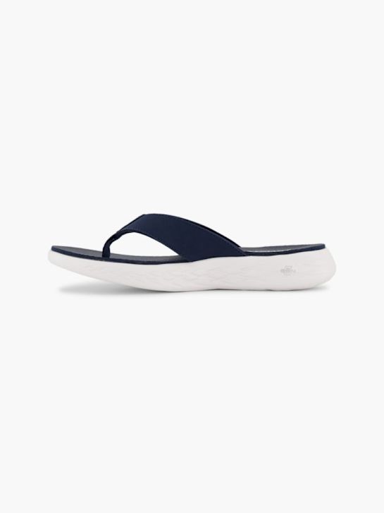 Skechers Pantoletten-Zehentrenner Blau