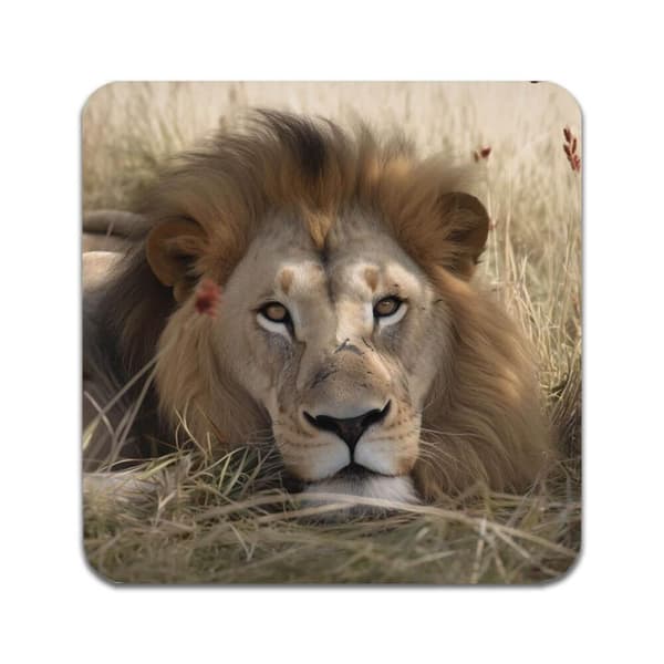 4 ST Dyr Løve Coaster