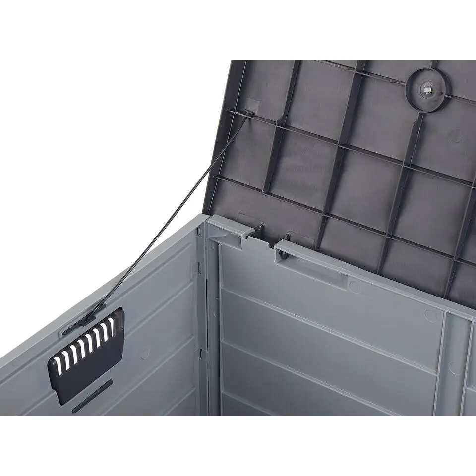 LOCARNO - Kussenbox - Grijs - 112 cm - Synthetisch materiaal