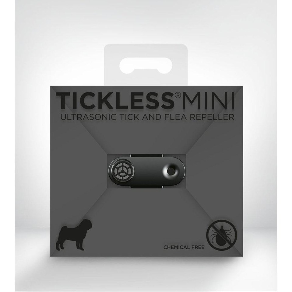 TICKLESS - Pet Mini Sort opladelig