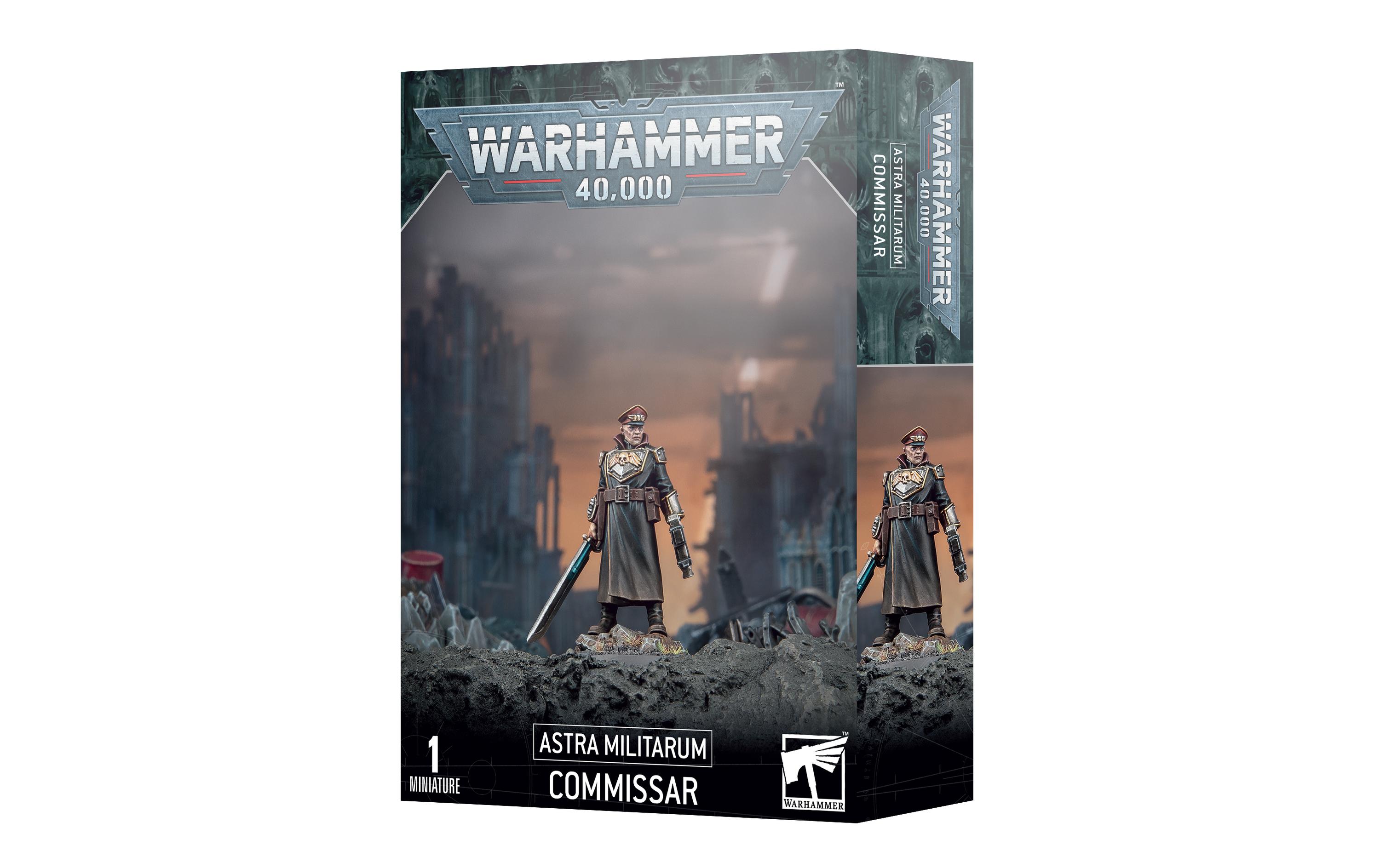 Figur Warhammer 40.000 KommissarWarhammer 40.000 Miniatur – Astra Militarum Kommissar