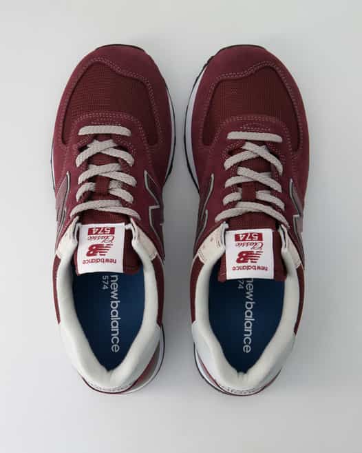 New Balance ML574EVM Sneaker in Bordeaux