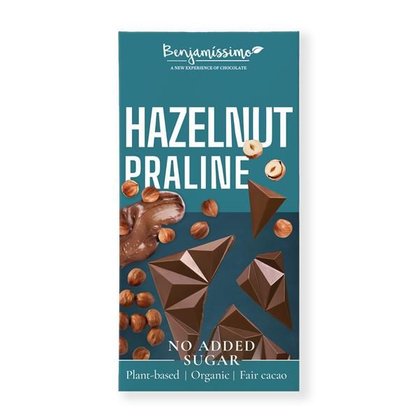 Bio Chocolate Sem Açúcar Praliné Avelã Sg 60G