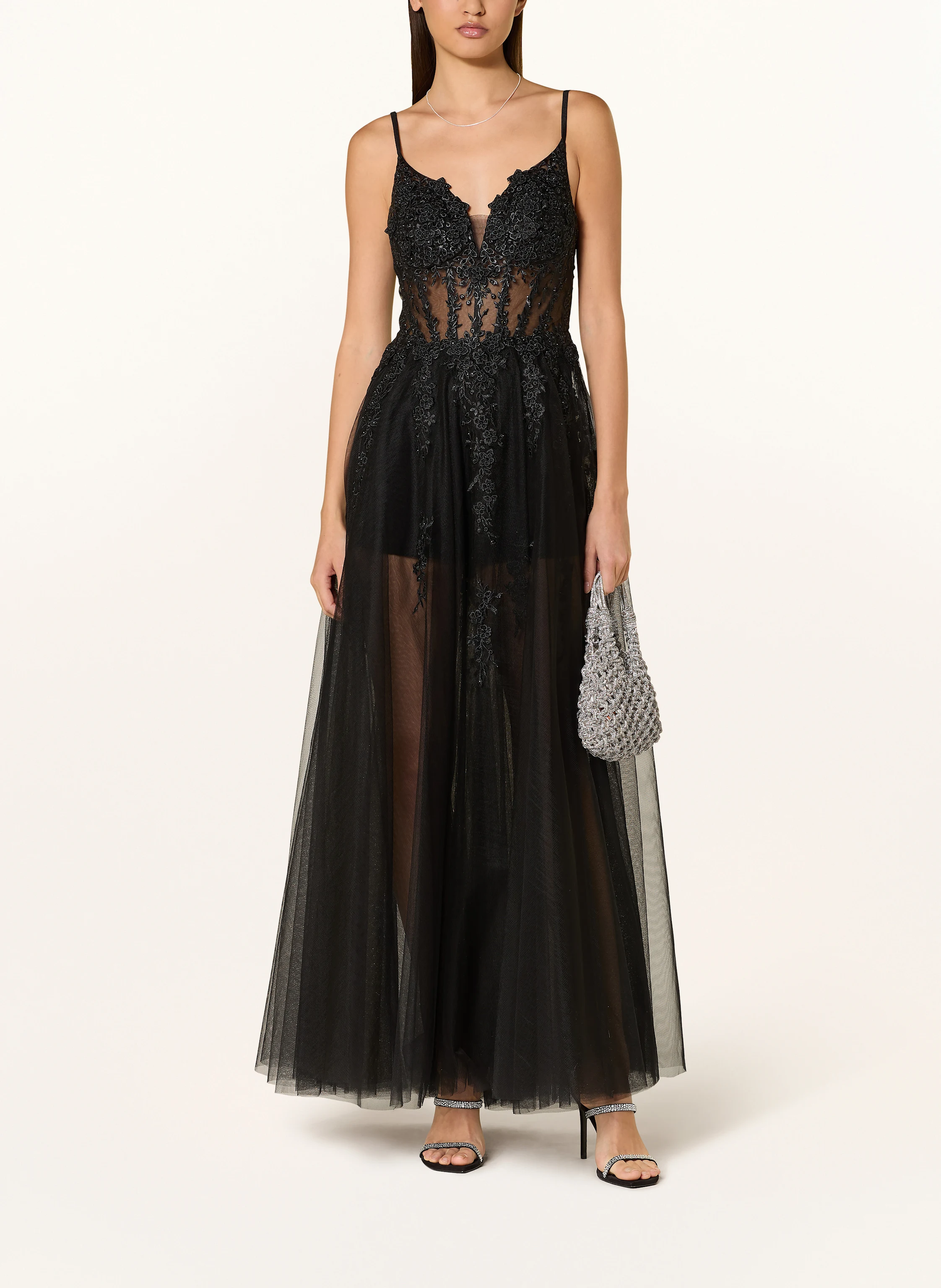 Hey Kyla Abendkleid mit Schmucksteinen