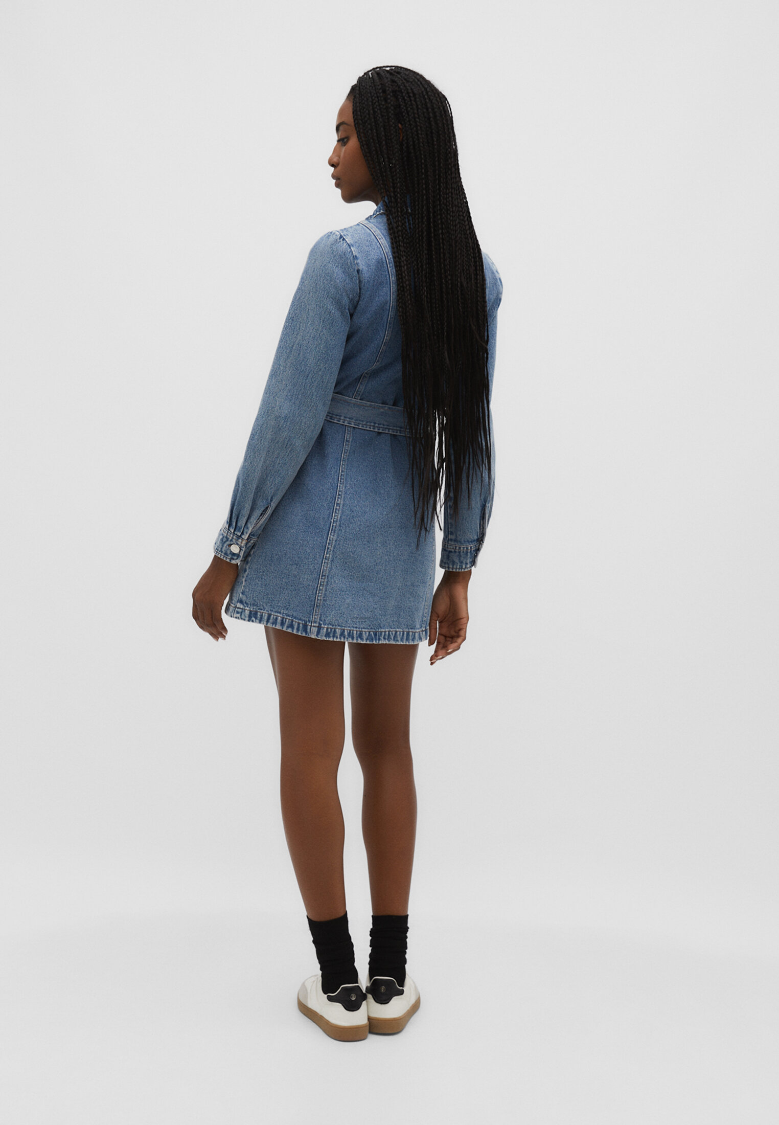 vestido camisa jeans