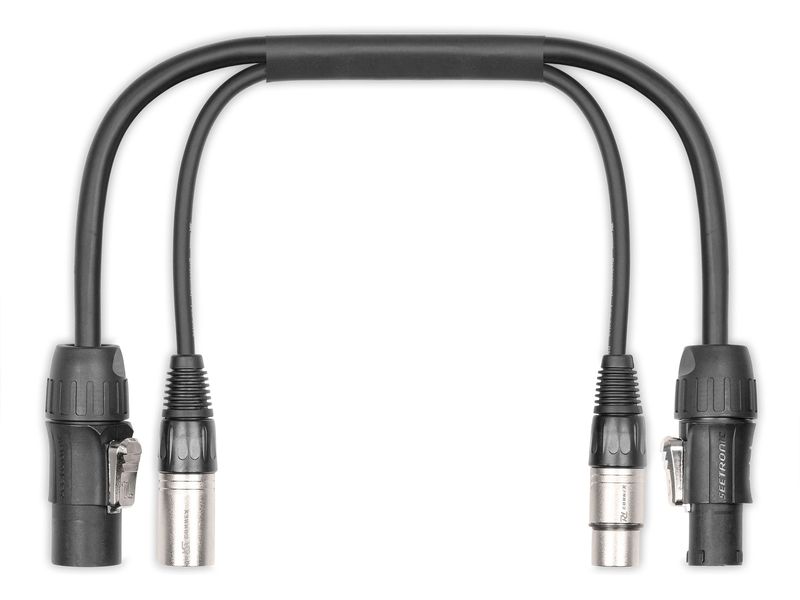 PD Connex DMX-Kabel CX07-0.50 PwcB TR/XLRm PwcA TR/XLRf für DMX