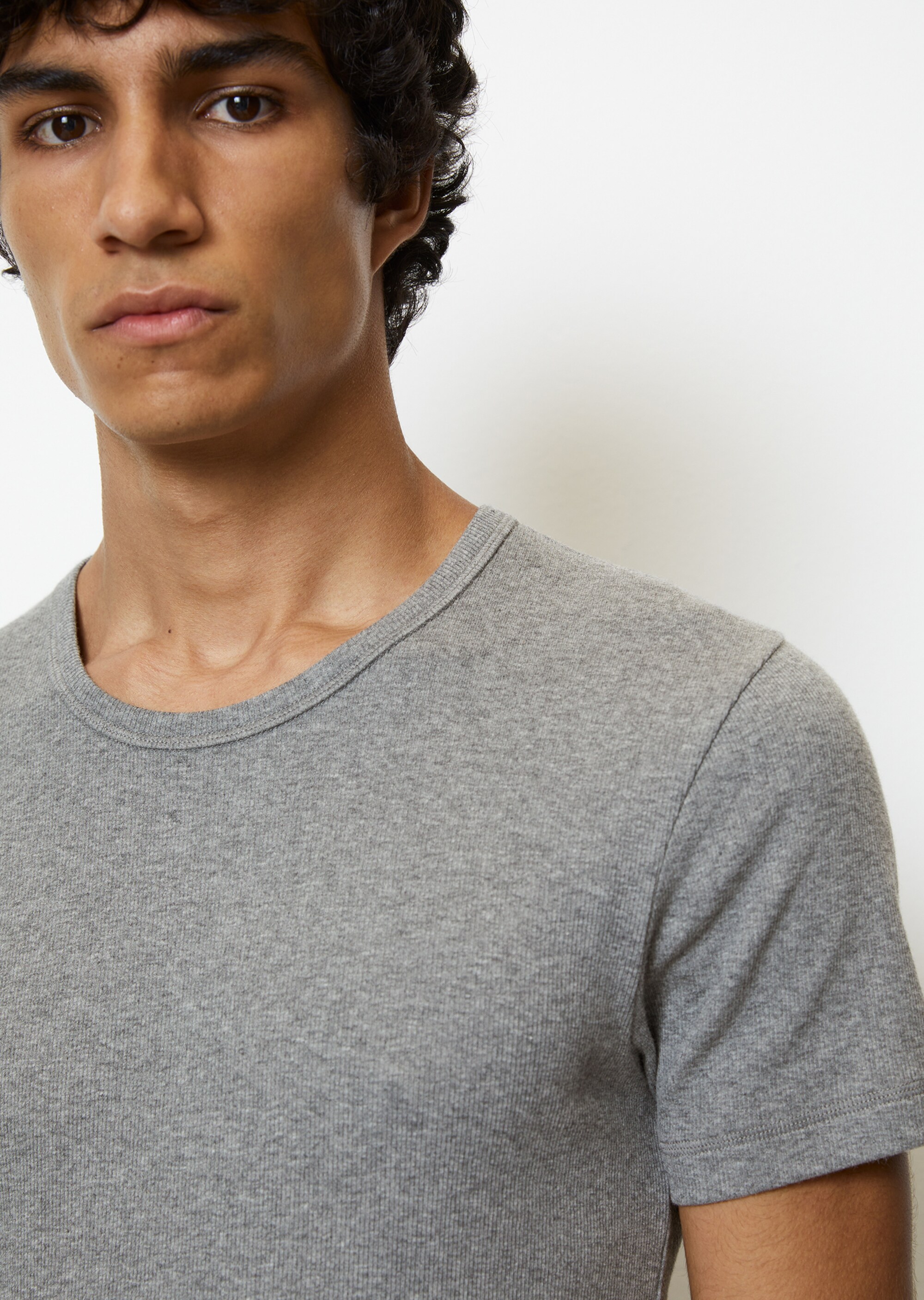 Feinripp-T-Shirt im 2er Pack