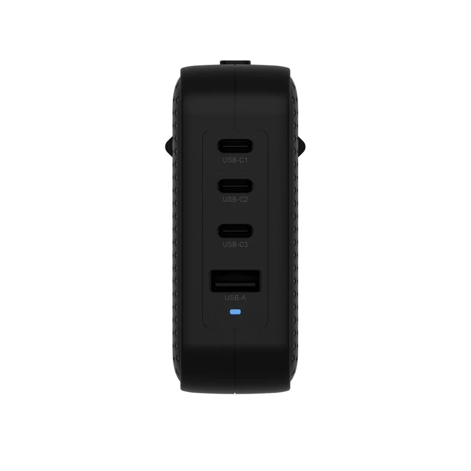 Hyper - HyperJuice - 100W USB-C GaN Rejse Oplader (3C+1A) - Sort