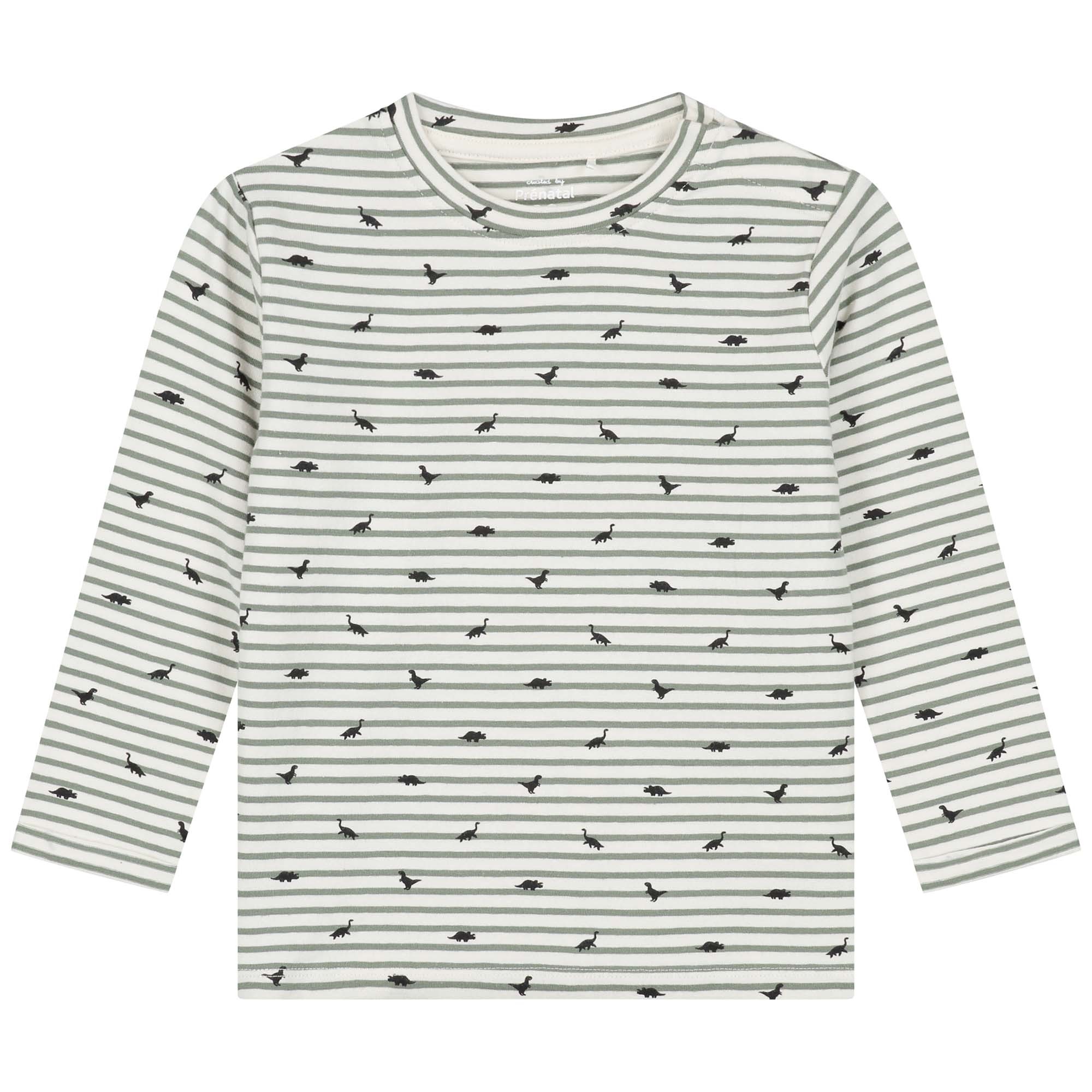 Prénatal peuter shirt lange mouwen all over print beige