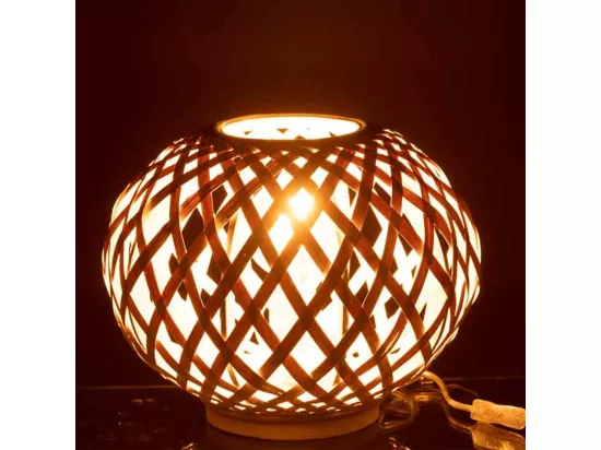 Lampe à Poser en Bambou 