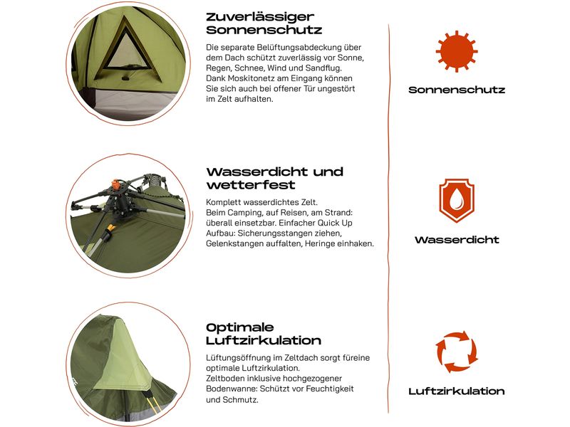 Where tomorrow Where Tomorrow 1 Personen Zelt Dreieck 225 c Einpersonenzelt für Camping
