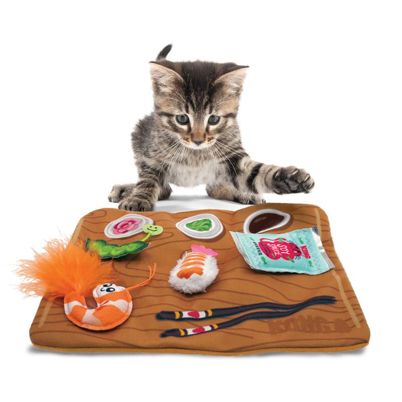 Lot de jouets KONG Pull-A-Partz Sushi