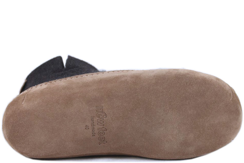 NEW FEET SORT FILTET ULD HJEMMESKO