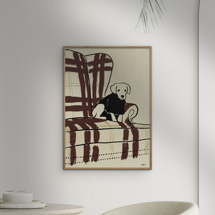 Poster & Frame Form Faktory - RL Dog Flerfarvet