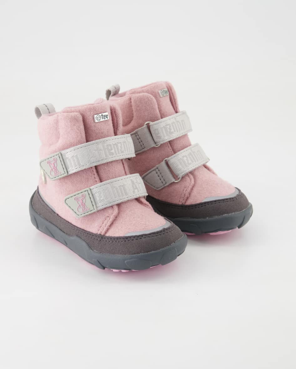 Affenzahn Wolle Comfy Winterstiefel in Rosa