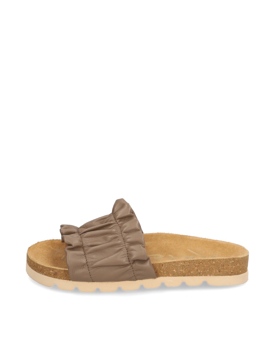 Glattleder Pantoffel