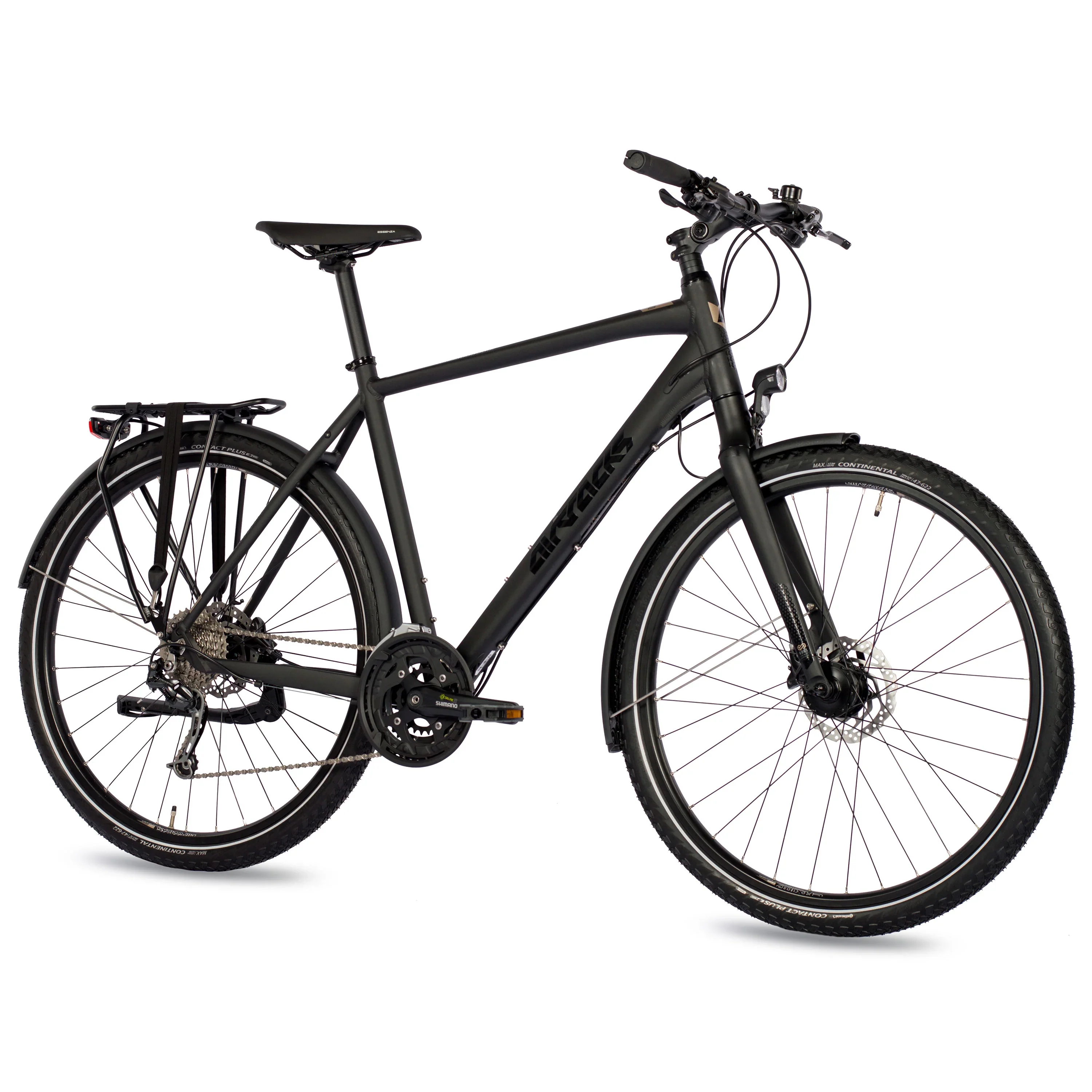 28 pouces homme XXL vélo de randonnée tr.2880 vélo de randonnée 27 x Gang Shimano DEORE rd-m592 SGS noir