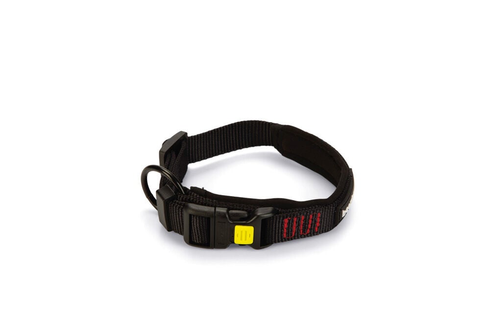 Beeztees Premium Parinca - Halsband Hond - zwart - 30 tot 35 cm