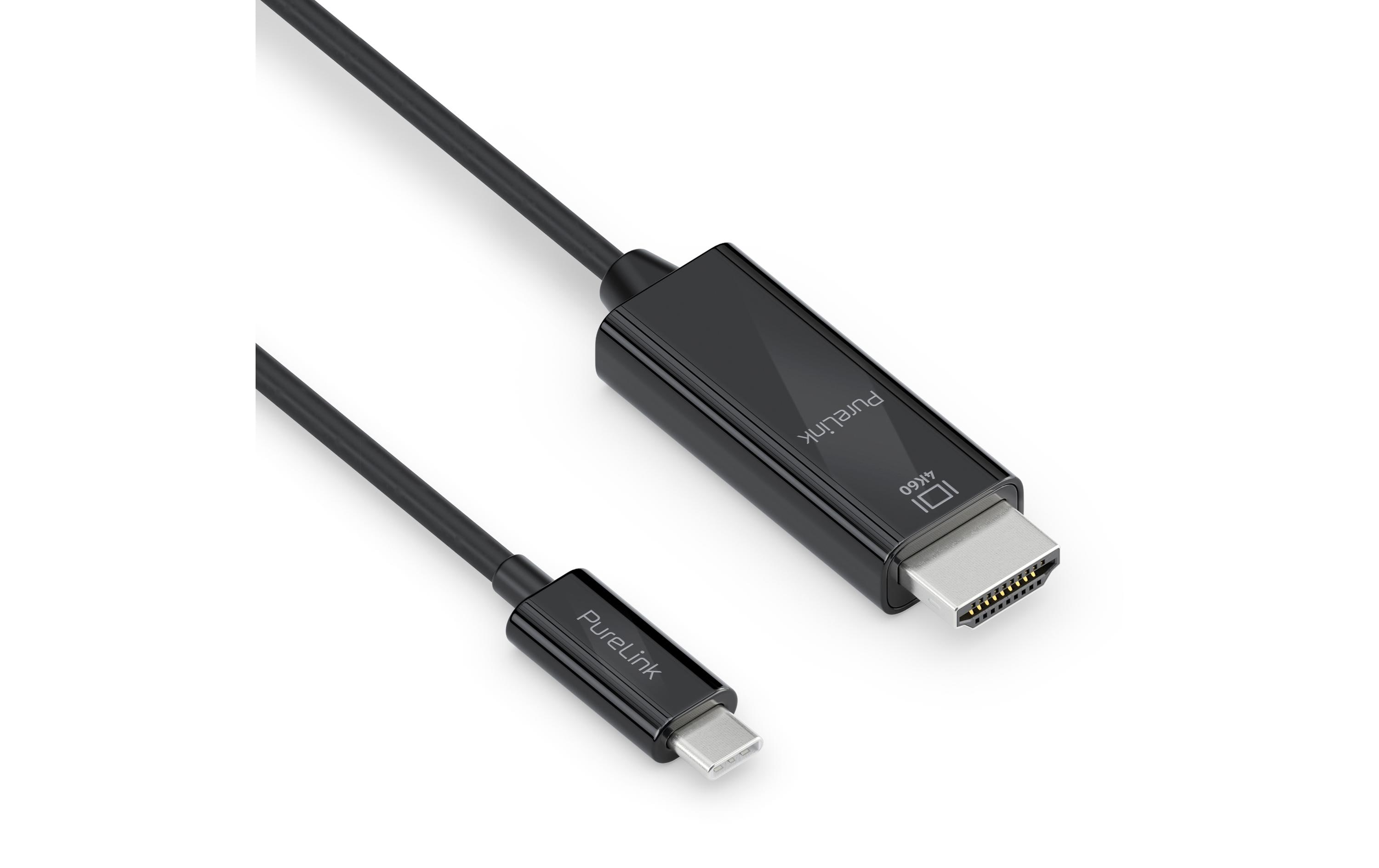Kabel IS2201-020 USB Type-C - HDMI, 2 m, SchwarzPremium Aktives 4K USB-C / HDMI Kabel – 2.00m, schwarz