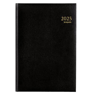 Agenda Lima Minister - 1 jour par page - 14,8 x 21 cm - noir - Brepols