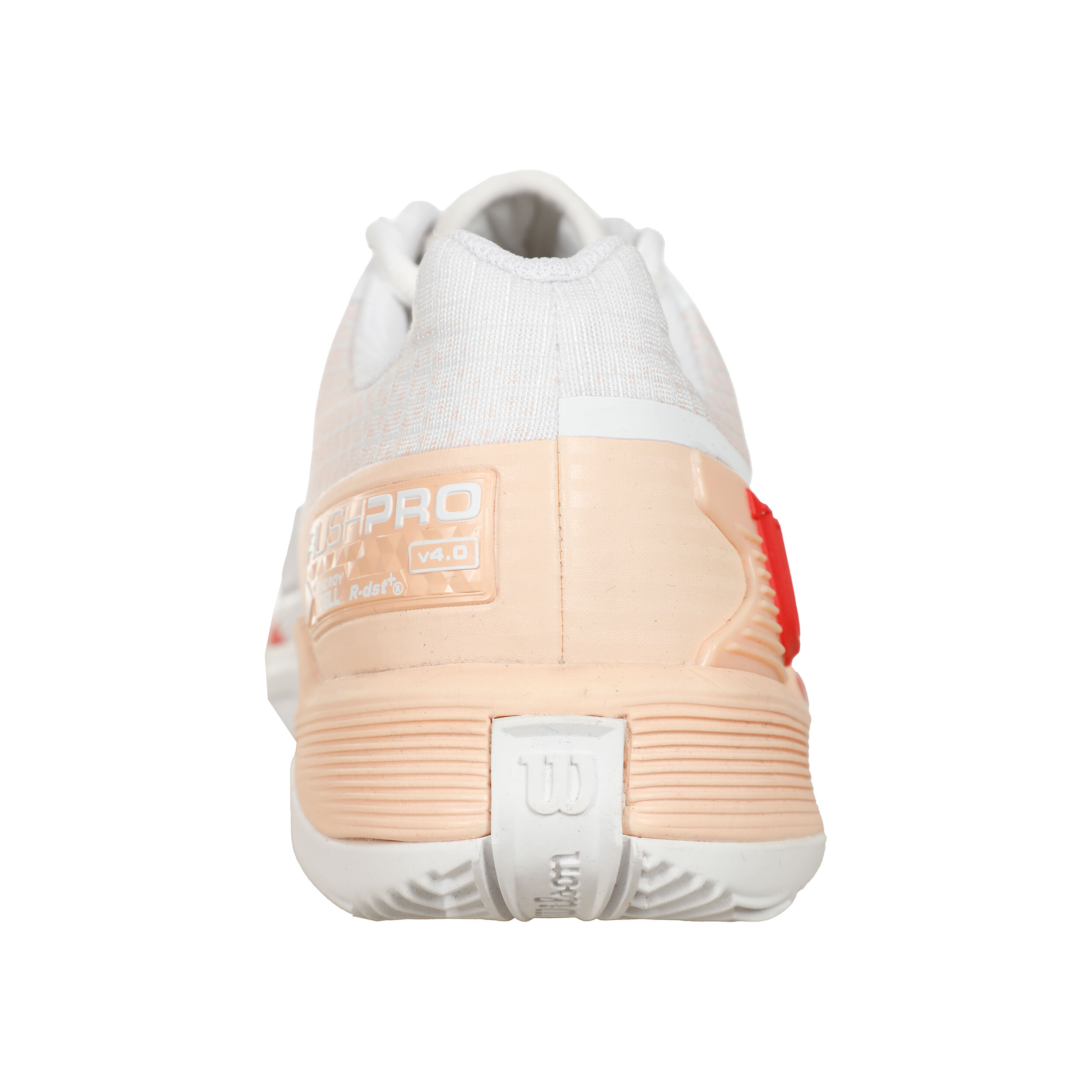 Wilson Rush Pro 4.0 CLY Chaussure Terre Battue Femmes - Blanc , Abricot