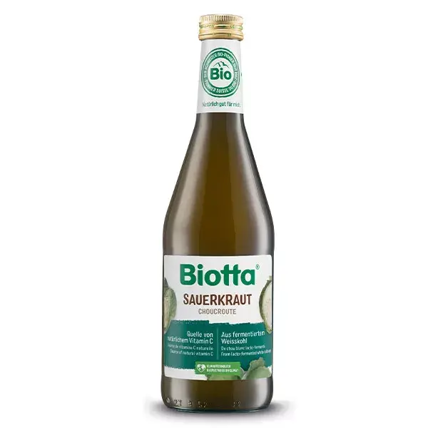 Chucrute orgânico lacto-fermentado Biotta Pure Juice 500ml