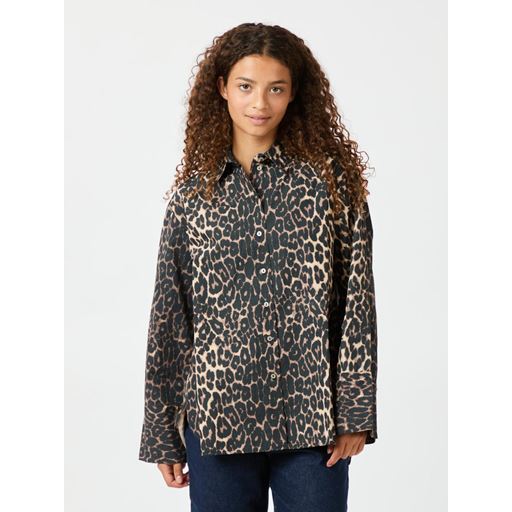 Neo Noir Dita Leo Skjorte, Leopard, 38