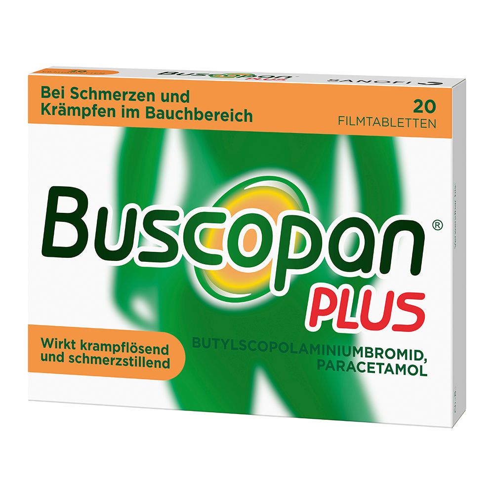 Buscopan Plus bei Bauchschmerzen und Regelschmerzen
