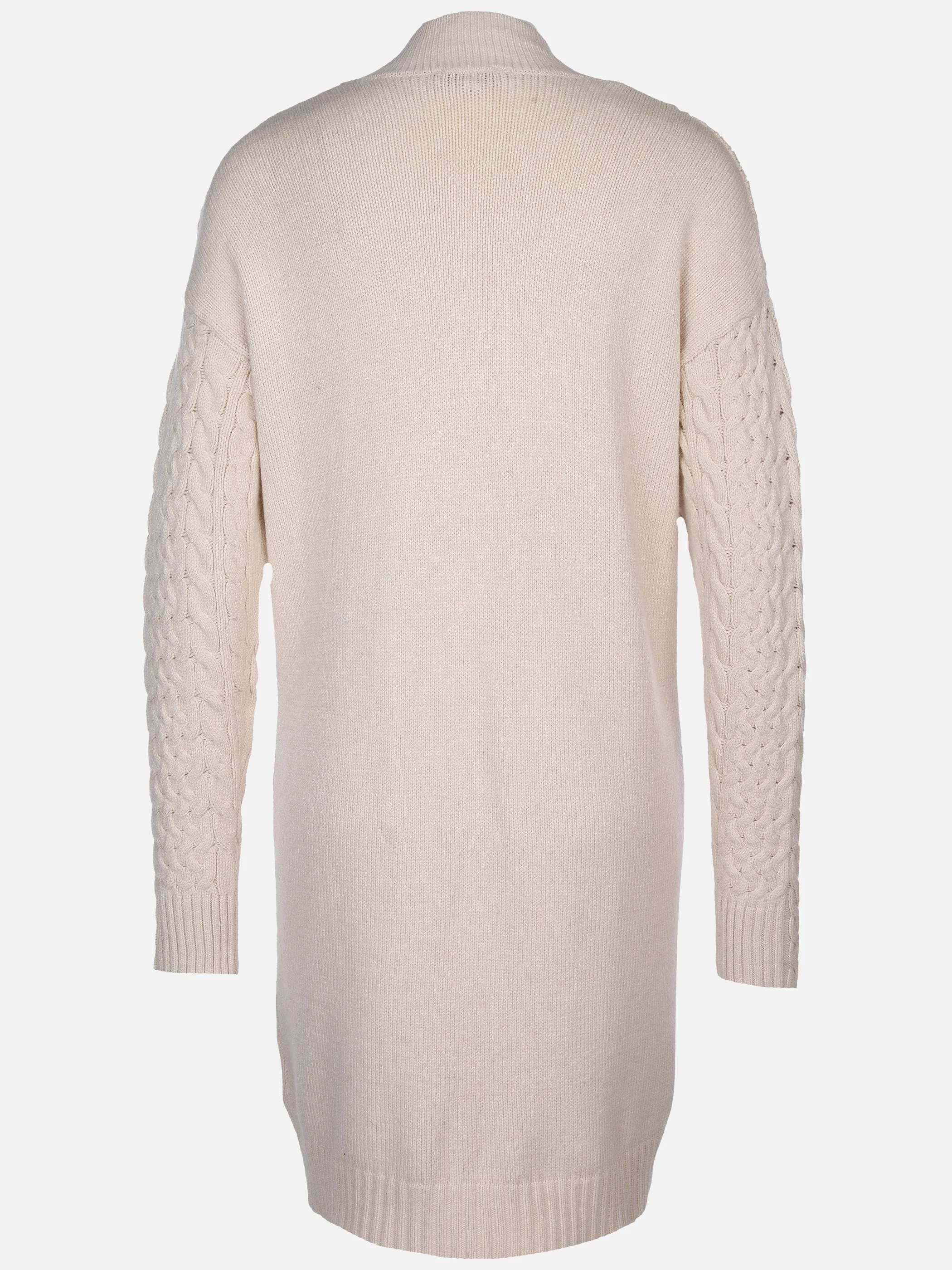 Damen Longcardigan mit Zopfmuster