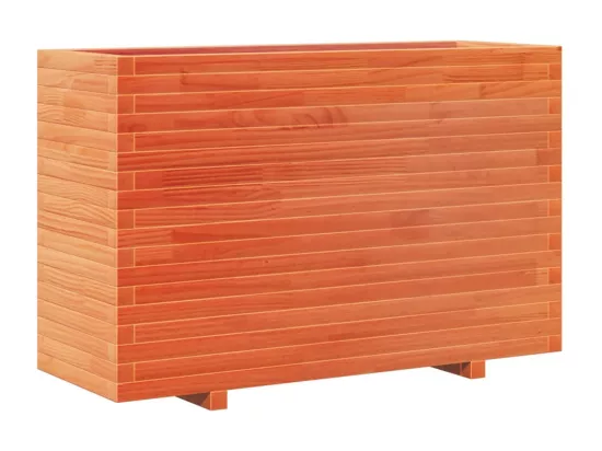 Jardinière bac lit surélevé bois marron 110 x 40 x 72.5 cm 02_0038437