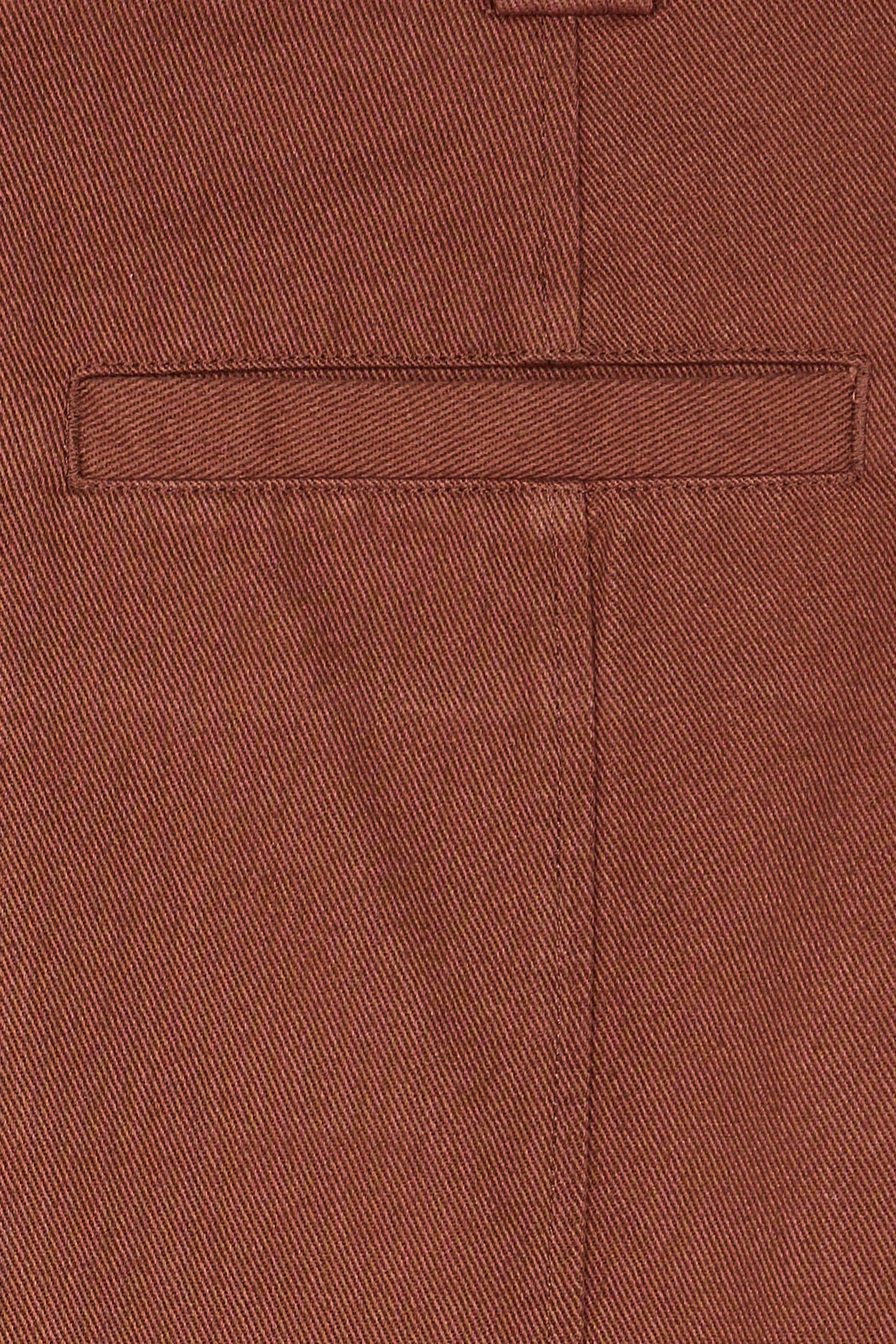 OBEY Jupe courte RYAN MINI SKIRT SEP SEPIA Rouge