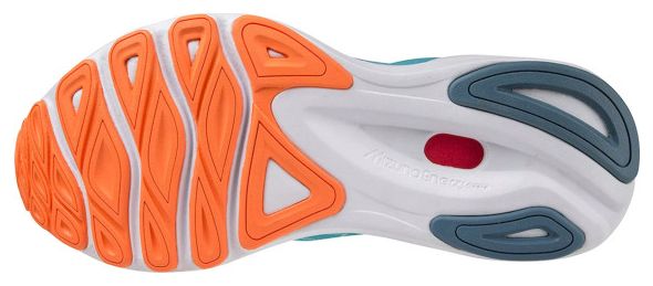 Chaussures de Running Femme Mizuno Wave Skyrise 4 Bleu Orange