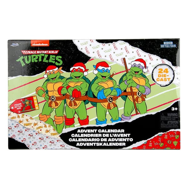 Teenage Mutant Ninja Turtles Battle Diecast Mini Figures Julekalender 2024