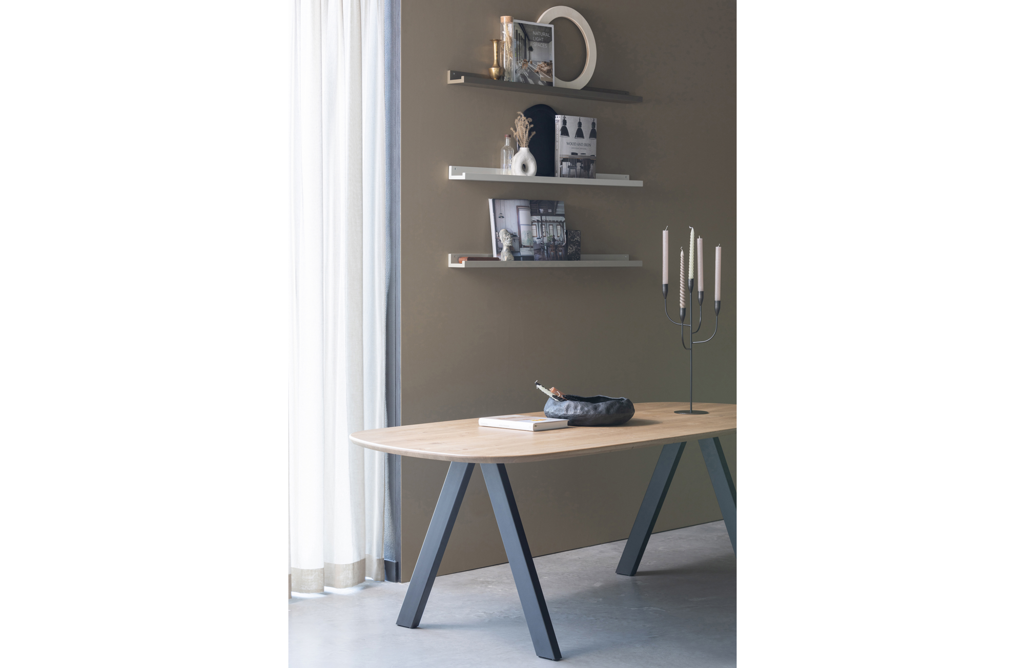 WOOOD tafelblad Tablo eiken naturel organisch lang 220x100 [fsc] Tafelblad Tablo eiken naturel organisch lang 220x100 [fsc]