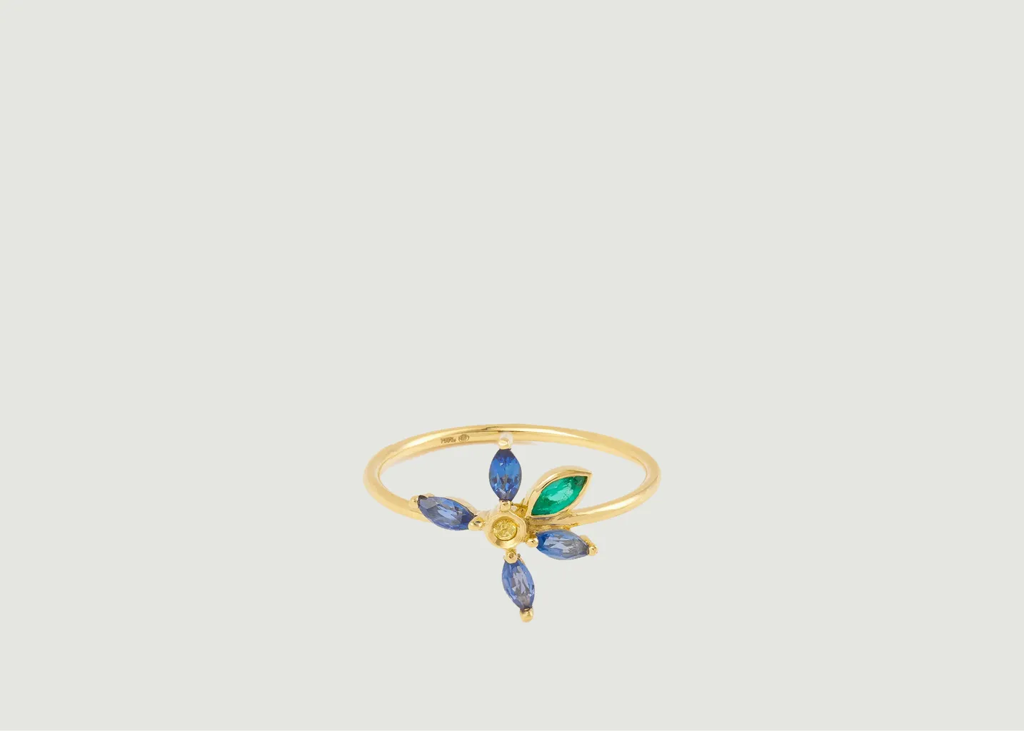Bague Georgia 2 Bleue Sophie d'Agon