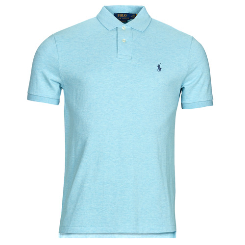 Polo Ralph Lauren - POLO COUPE DROITE EN COTON BASIC MESH Turquesa