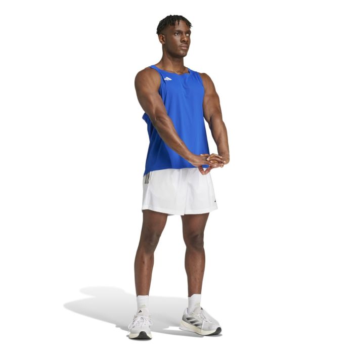 adidas Herre Singletter Adizero E Singlet Blå
