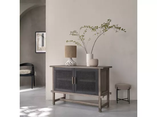 Buffet en bois recyclé massif 120 cm
