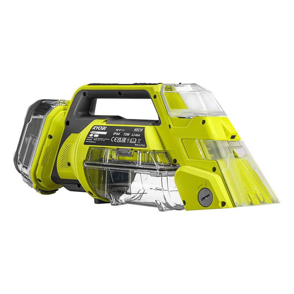 TEKSTILRENSER RYOBI SWIFT CLEAN RDC18-0 ONE+ 18V UTEN BATTERI