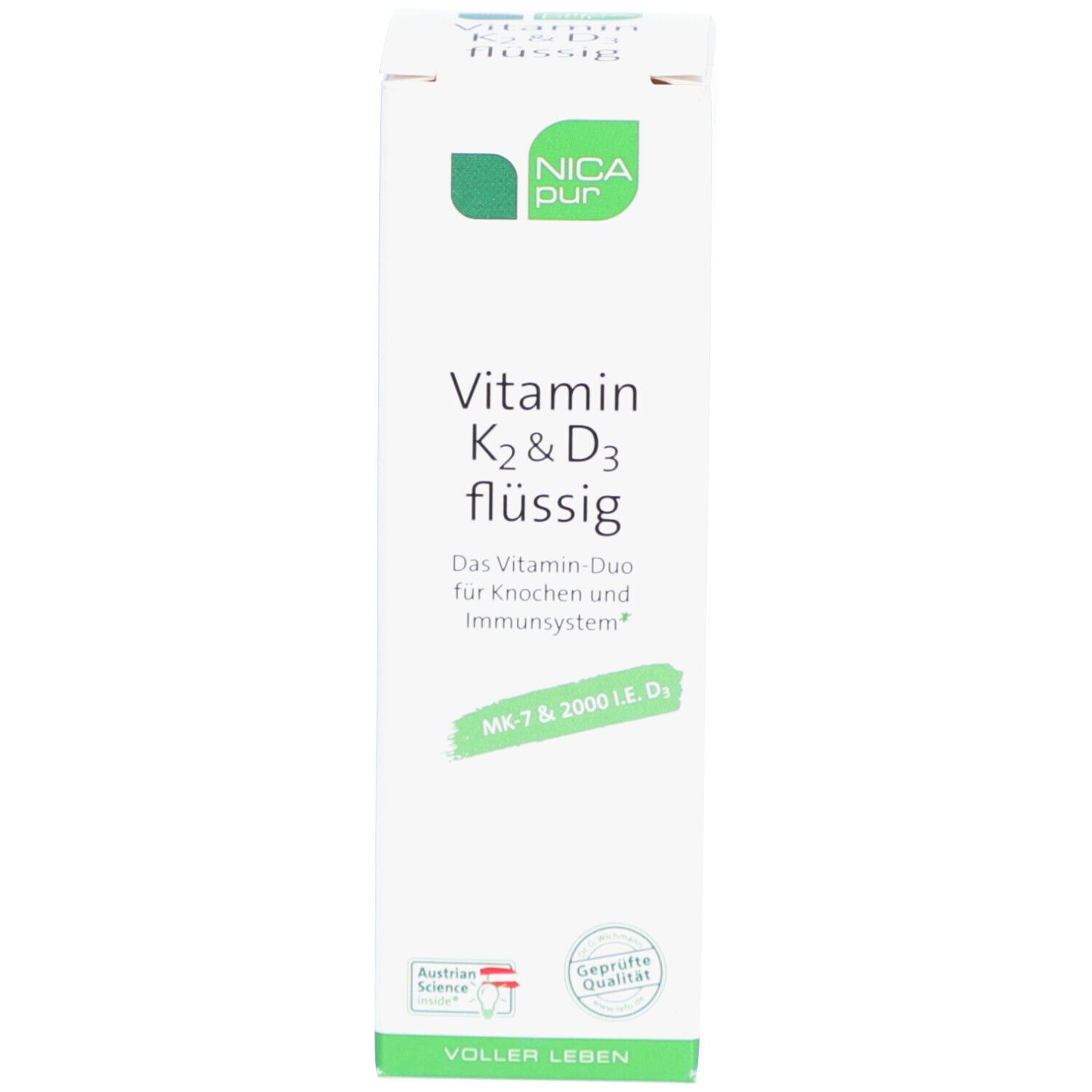 NICApur Vitamin K2 & D3 flüssig