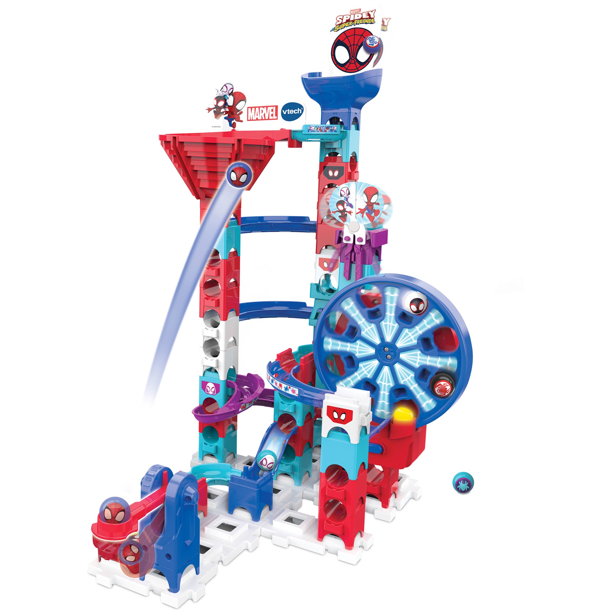 Vtech Bahn Marble Rush - Spidey Super Spin Challenge SP300E