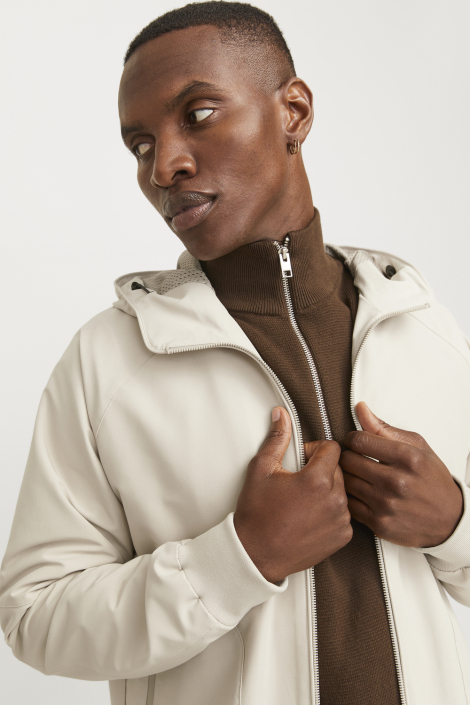 Jack & Jones beige heren jas