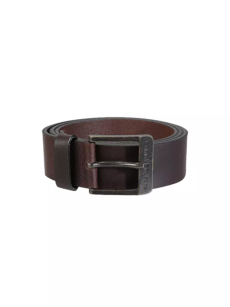 CALVIN KLEIN JEANS Ledergürtel braun