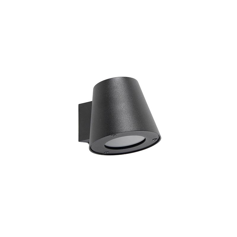Moderne buitenwandlamp zwart IP44 - Skittle
