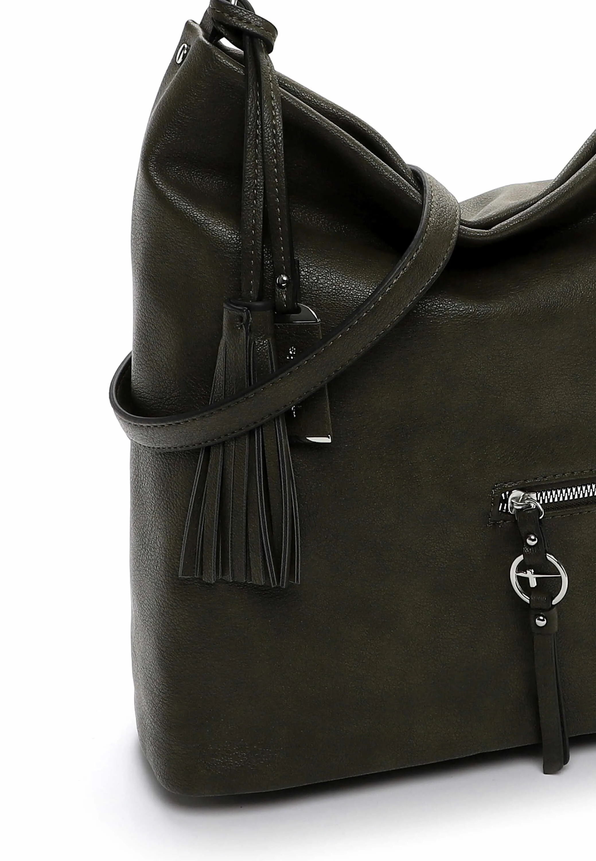 TAMARIS Beuteltasche Olive Lederimitat