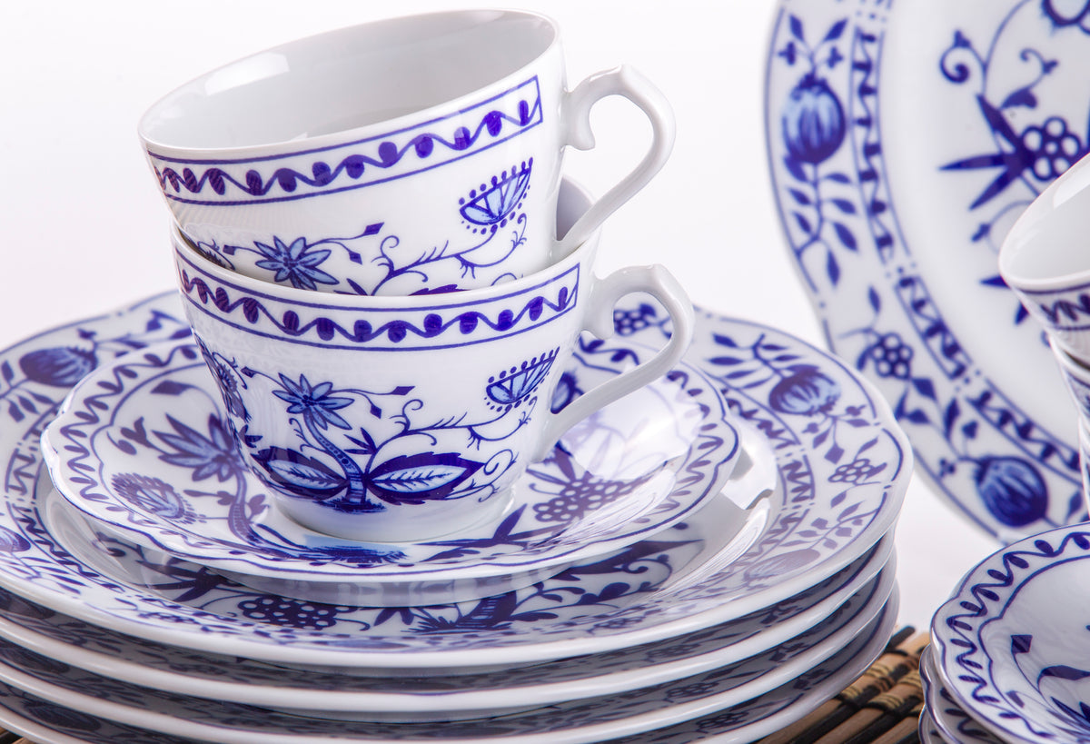 KAHLA Zwiebelmuster Kaffeeservice 18tlg. Zwiebelmuster