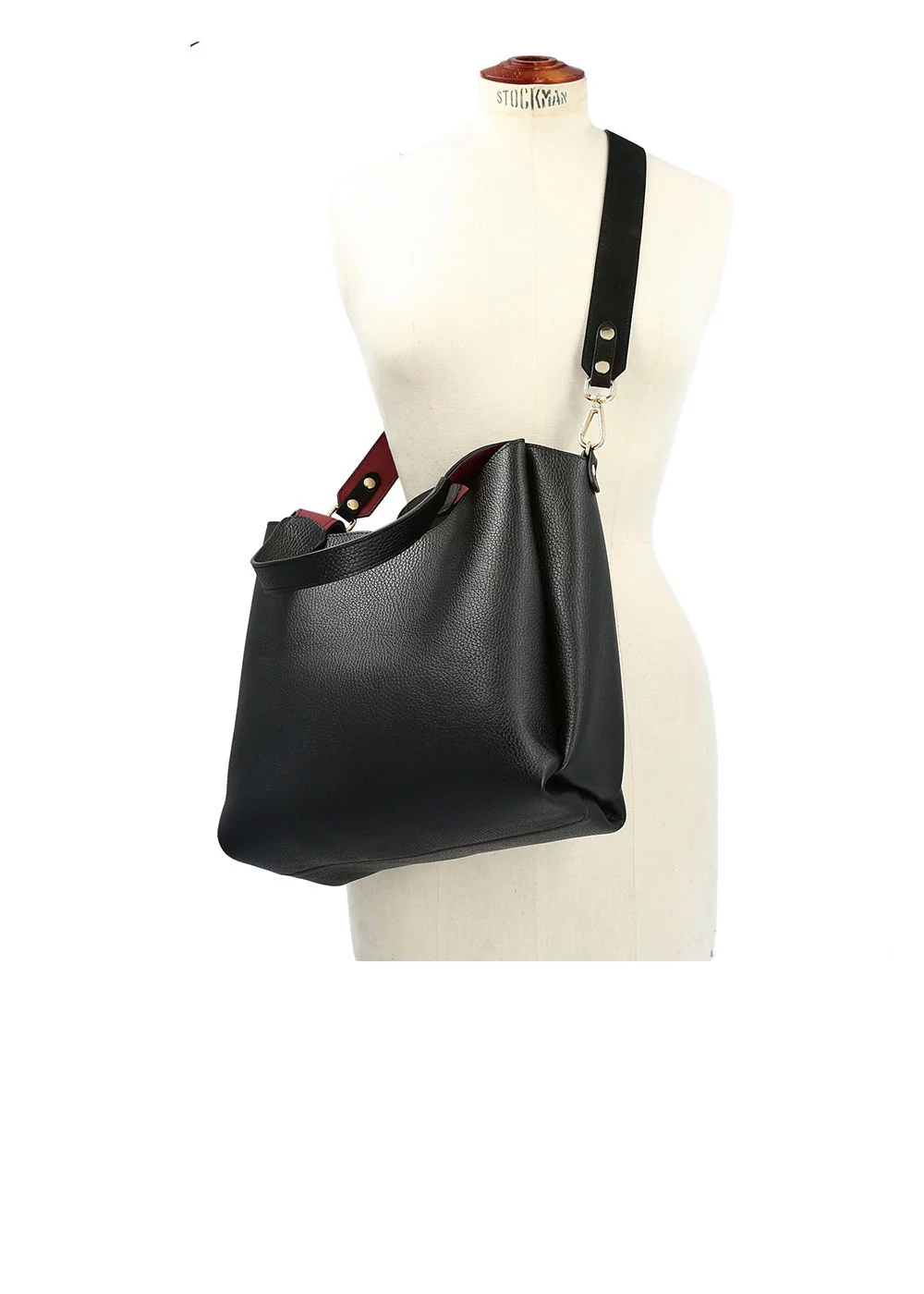 SAC WILLOWS CUIR GRAINE NOIR