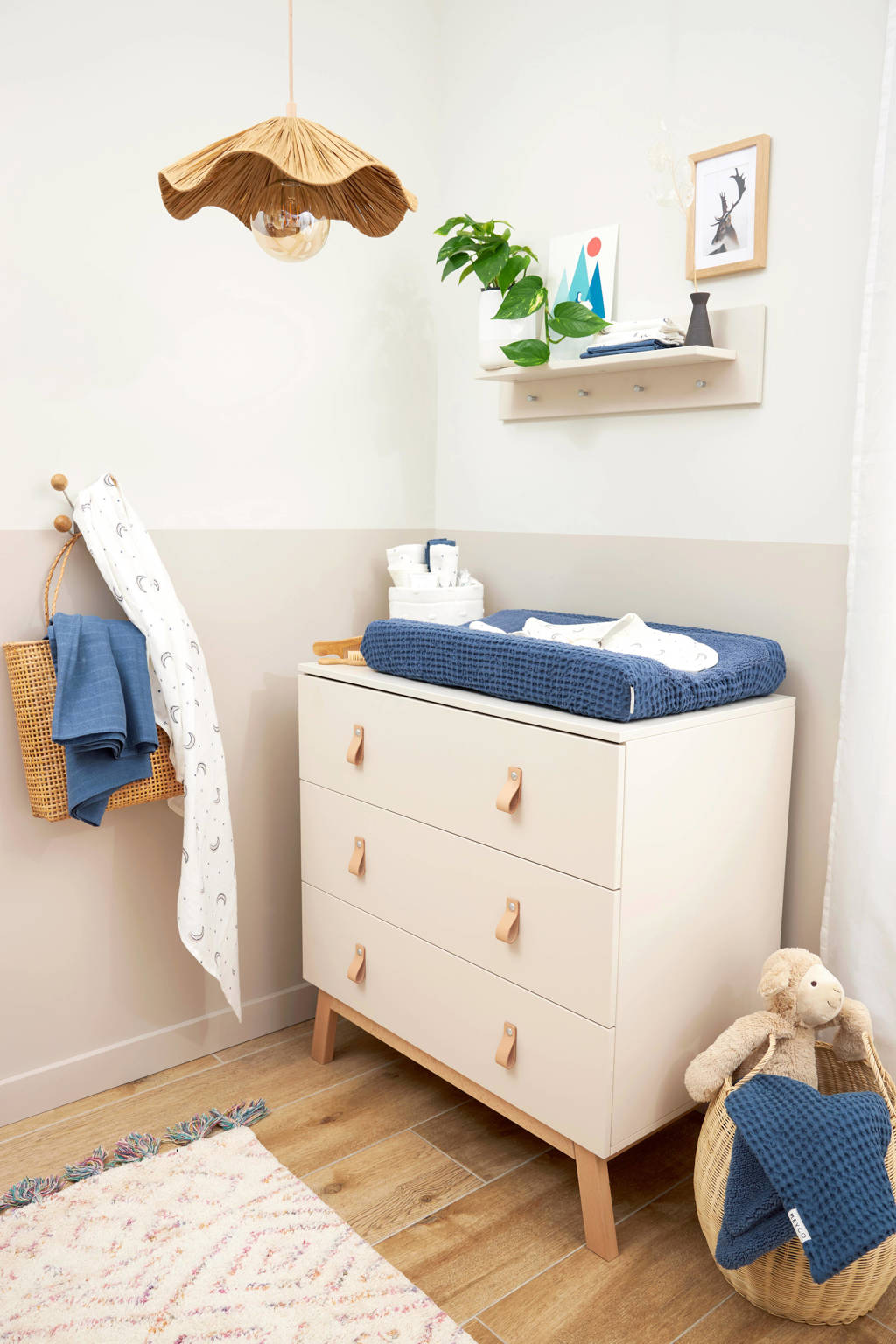 hydrofiele starterset Baby Moon - set van 9 indigo