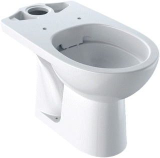 Geberit Renova staand duoblok toilet randloos PK met KeraTect wit glans