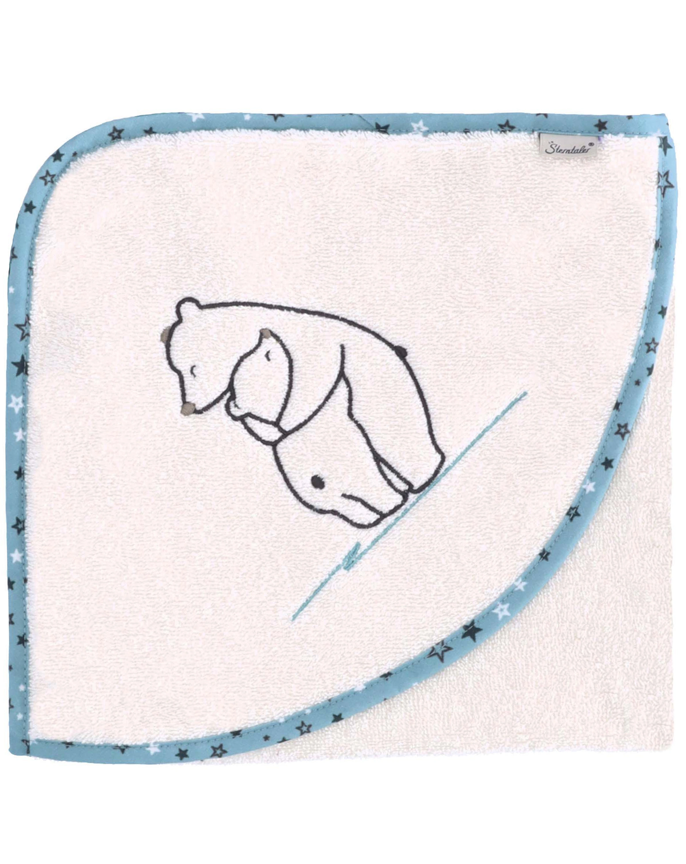 Kapuzen-Badetuch ELIA EISBÄR HUGS (80x80) in ecru